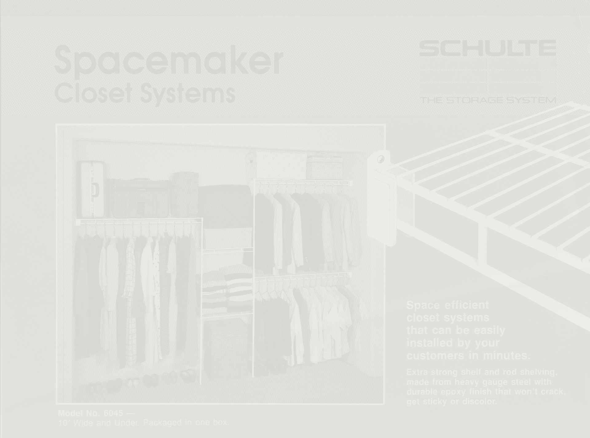 Old Brochure of Schulte Closets