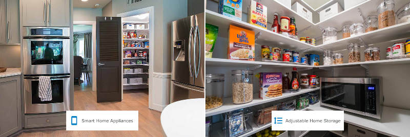 Smart Home and Smart Storage Adjustable Storage with freedomRail