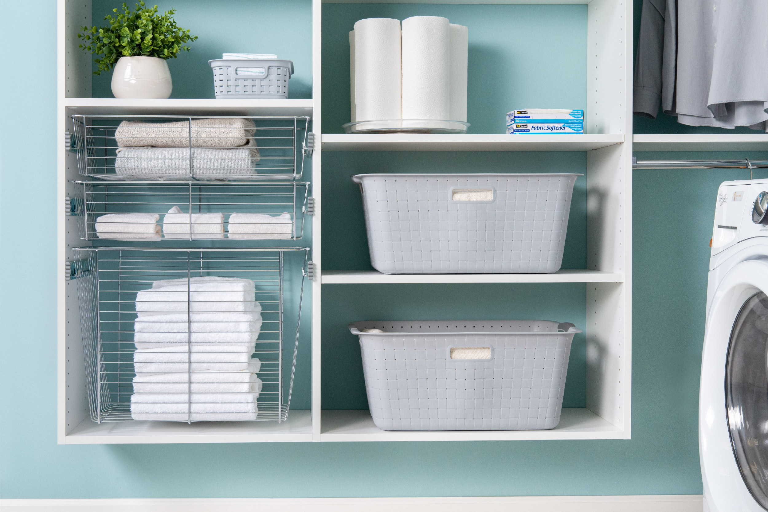 White Select Laundry Room
